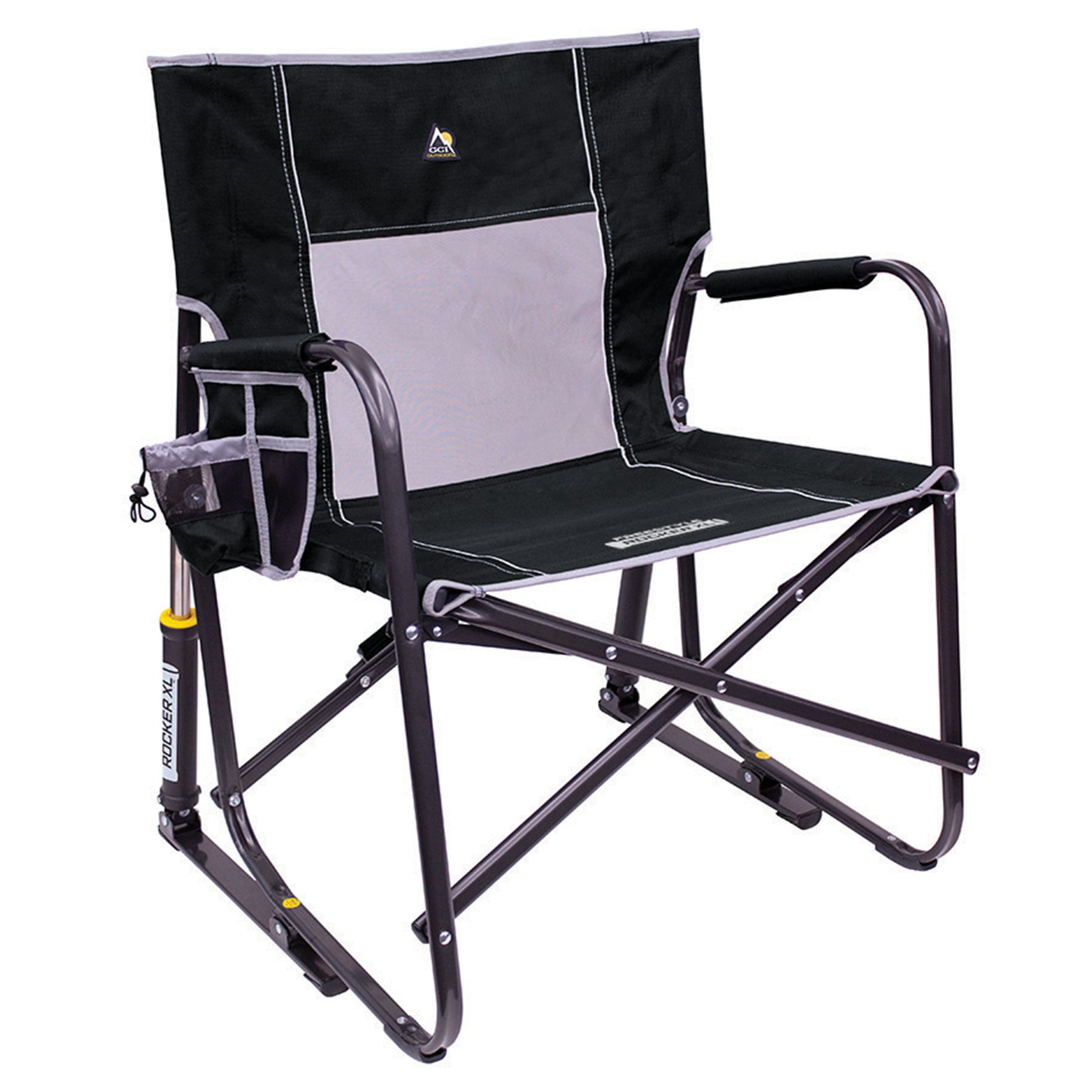 Rocking lawn discount chair with shocks