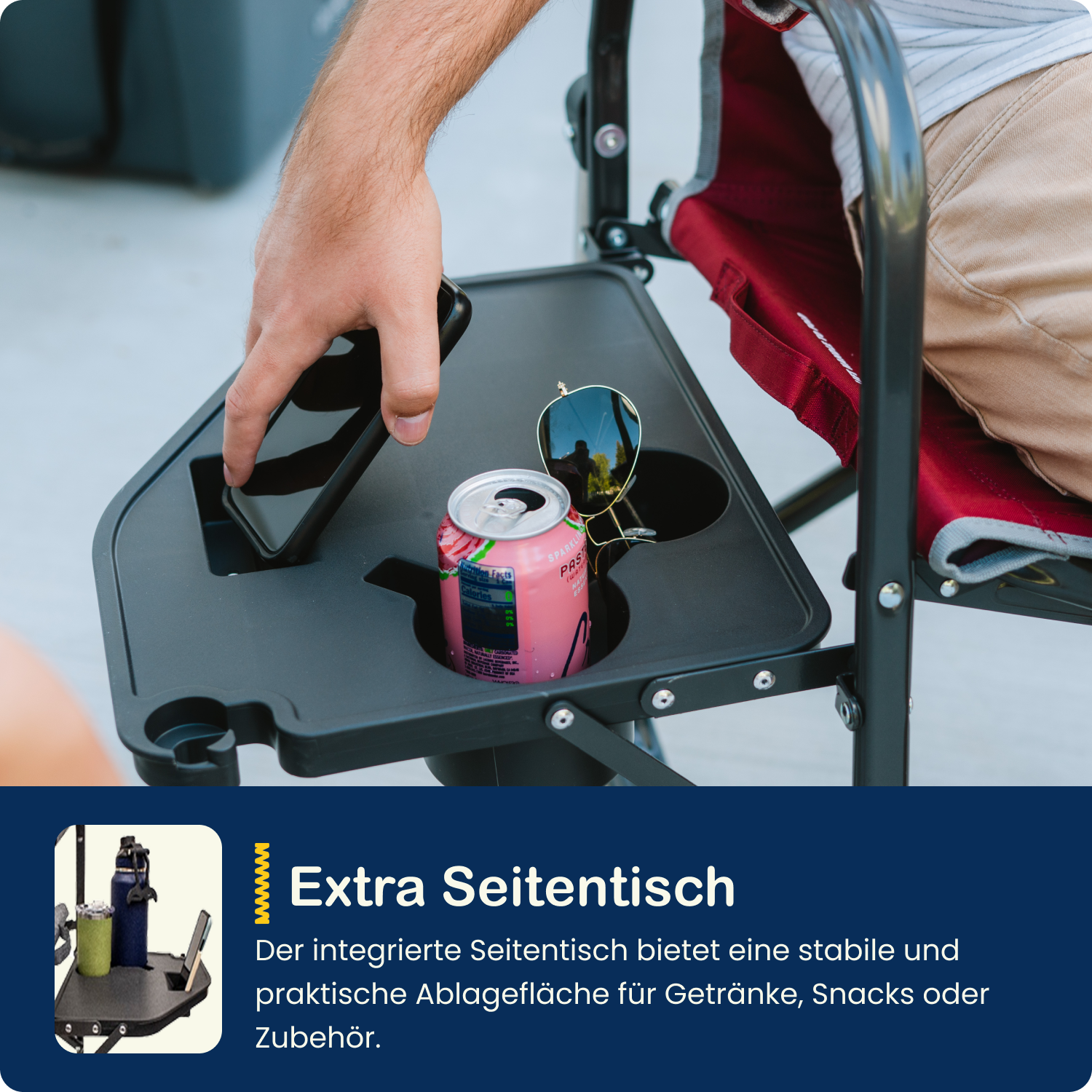 Freestyle Rocker XL mit Seitentisch