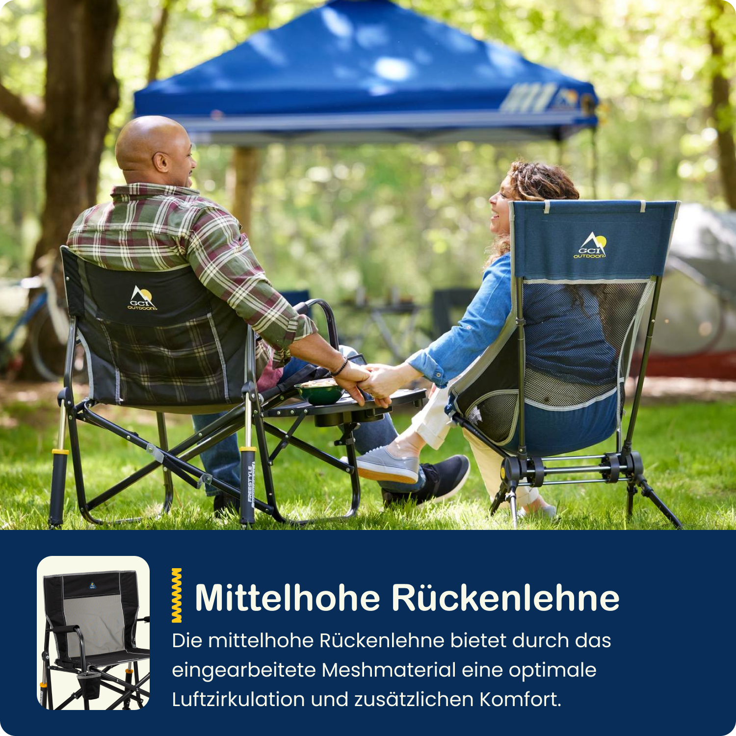 Freestyle Rocker XL mit Seitentisch