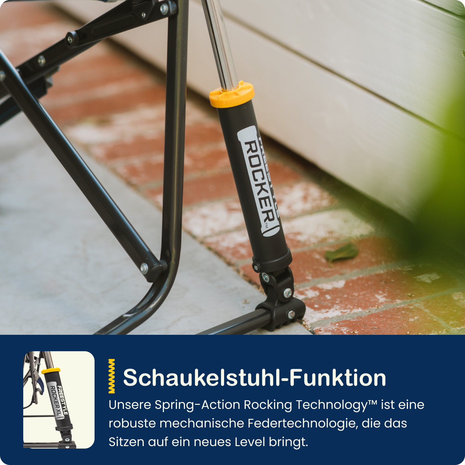 Freestyle Rocker mit Seitentisch